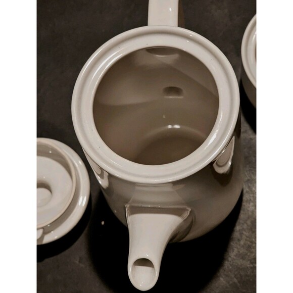 VINTAGE Impressions by Danielle Stoneware Coffee Pot Sugar Bowl Japan MCM EUC - Picture 7 of 10